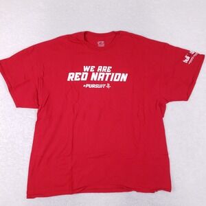 Port and Company Houston Rockets Red Nation Shirt Adult 2XL NBA Playoffs Red Tee